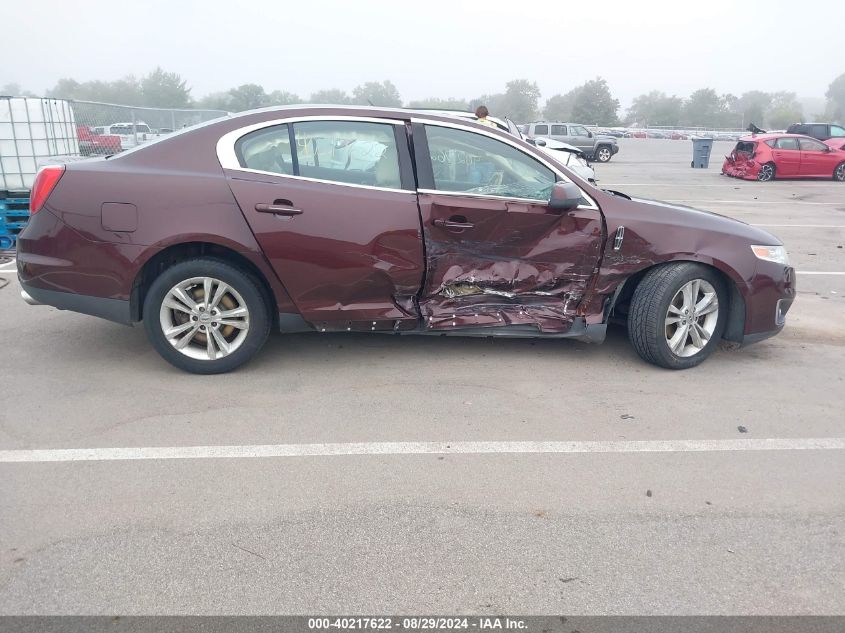 2009 Lincoln Mks VIN: 1LNHM93R69G622933 Lot: 40217622