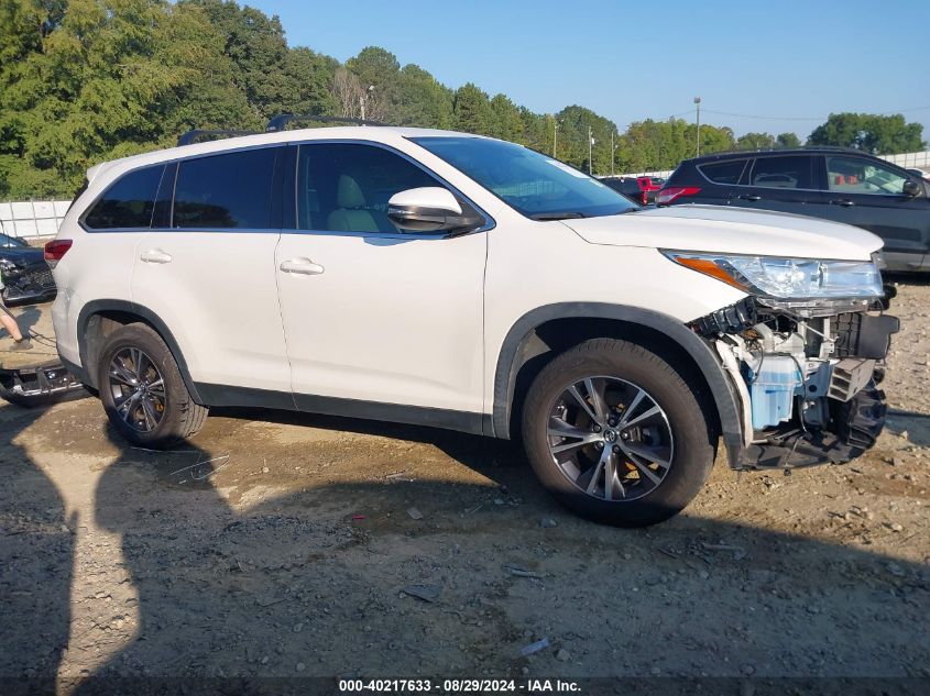 2019 Toyota Highlander Le Plus VIN: 5TDZZRFH5KS348391 Lot: 40217633