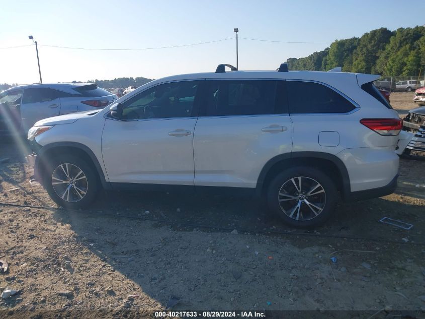 2019 Toyota Highlander Le Plus VIN: 5TDZZRFH5KS348391 Lot: 40217633