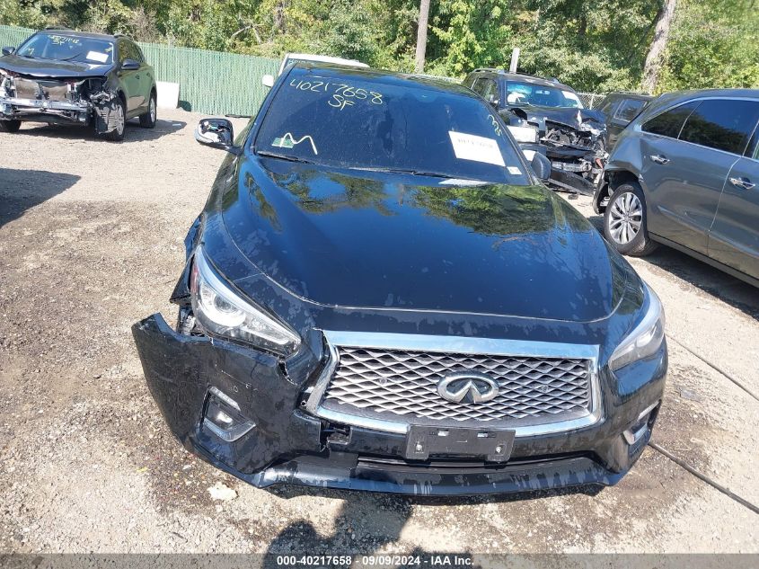 2021 Infiniti Q50 Luxe Awd VIN: JN1EV7BR1MM750066 Lot: 40217658