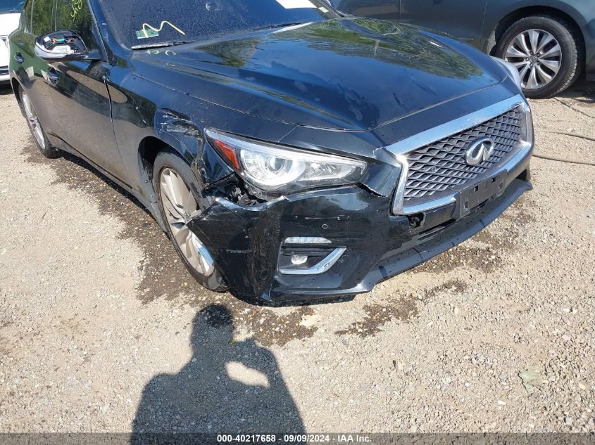 2021 Infiniti Q50 Luxe Awd VIN: JN1EV7BR1MM750066 Lot: 40217658