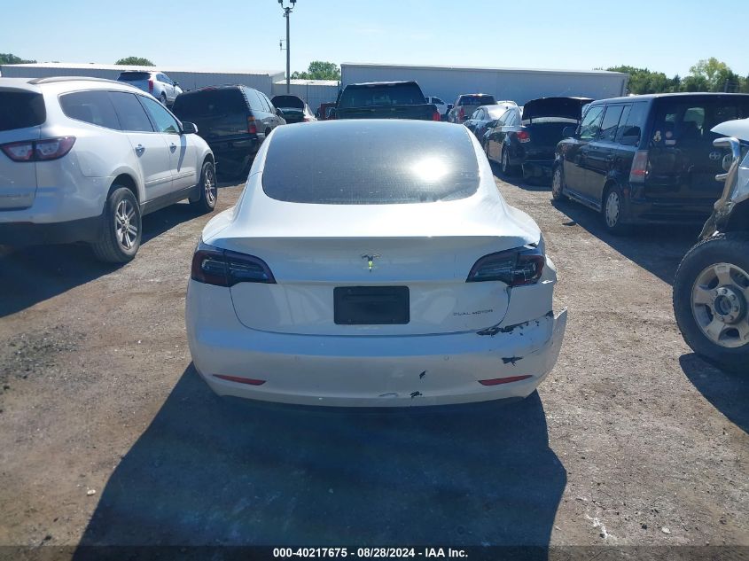 2021 Tesla Model 3 Long Range Dual Motor All-Wheel Drive VIN: 5YJ3E1EB9MF924989 Lot: 40217675