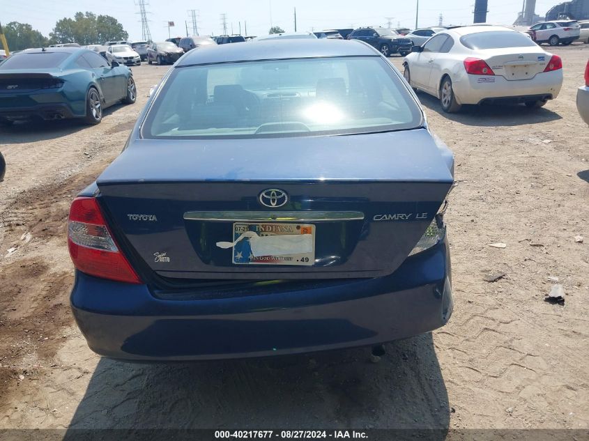 2004 Toyota Camry Le VIN: 4T1BE32K74U356515 Lot: 40217677