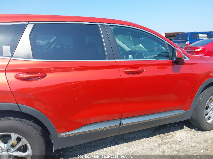 2019 Hyundai Santa Fe Se VIN: 5NMS23AD9KH125149 Lot: 40217689