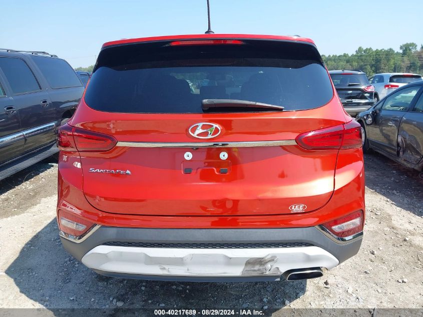 2019 Hyundai Santa Fe Se VIN: 5NMS23AD9KH125149 Lot: 40217689