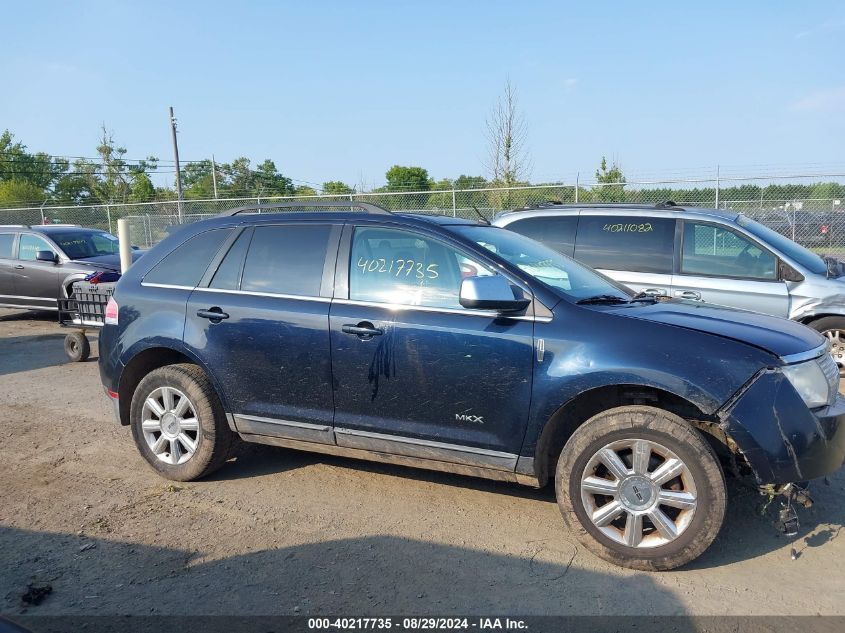 2008 Lincoln Mkx VIN: 2LMDU88C98BJ40657 Lot: 40217735