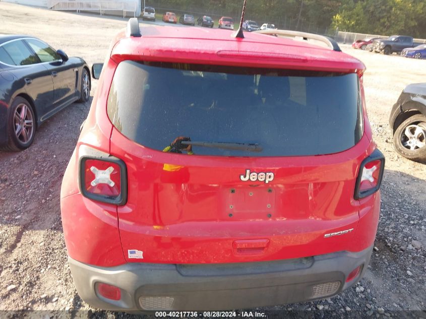 2021 Jeep Renegade Sport Fwd VIN: ZACNJCAB1MPM17242 Lot: 40217736