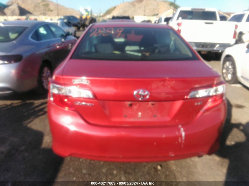 2013 Toyota Camry Le VIN: 4T4BF1FK0DR285725 Lot: 40217889