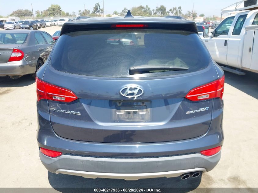 2013 Hyundai Santa Fe Sport 2.0T VIN: 5XYZU3LA6DG076372 Lot: 40217935