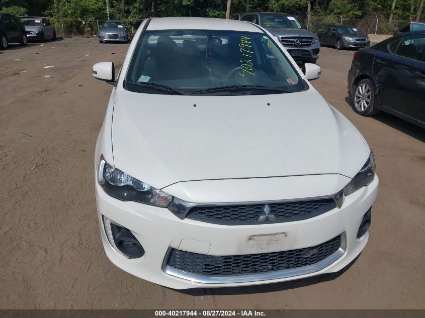 2017 Mitsubishi Lancer Es VIN: JA32U2FU6HU015110 Lot: 40217944