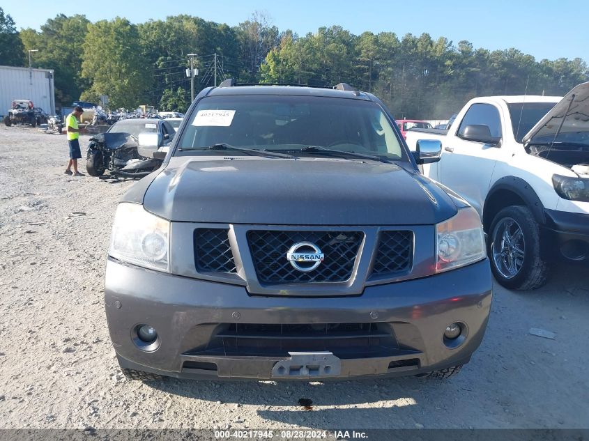 2008 Nissan Armada Se VIN: 5N1AA08C98N633283 Lot: 40217945