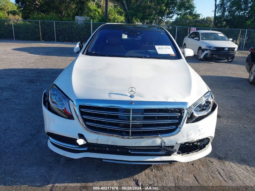 2019 Mercedes-Benz S 560 VIN: WDDUG8DB2KA457029 Lot: 40217976