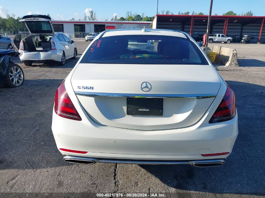 2019 Mercedes-Benz S 560 VIN: WDDUG8DB2KA457029 Lot: 40217976