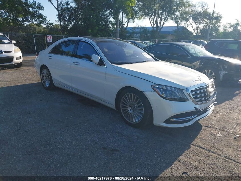 WDDUG8DB2KA457029 2019 MERCEDES-BENZ S CLASS - Image 1