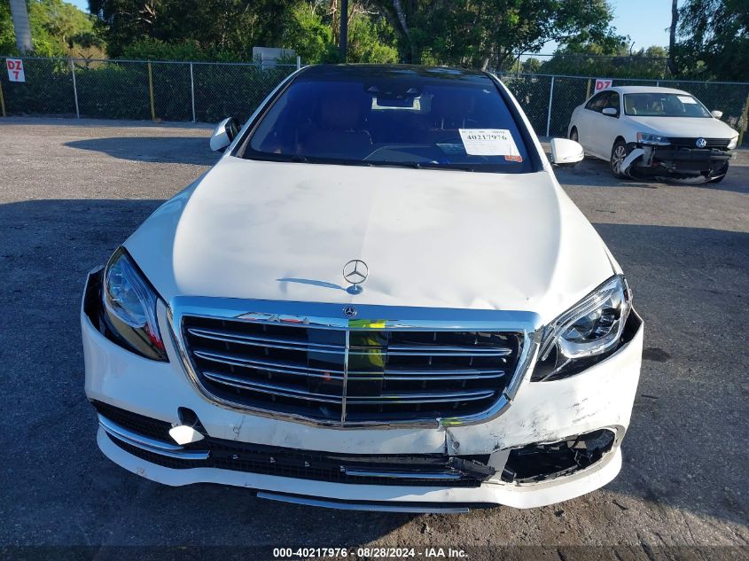 2019 Mercedes-Benz S 560 VIN: WDDUG8DB2KA457029 Lot: 40217976