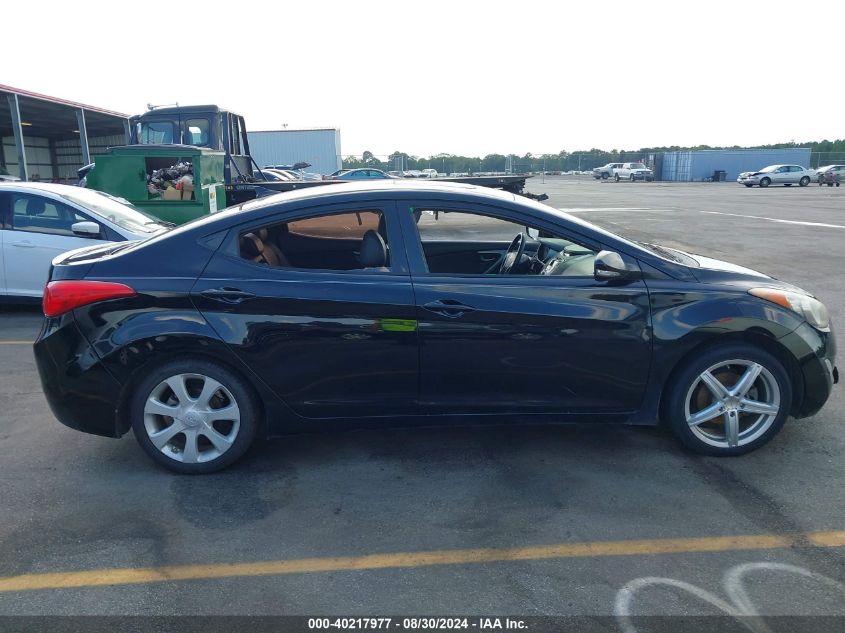 2013 Hyundai Elantra Limited VIN: KMHDH4AEXDU626192 Lot: 40217977