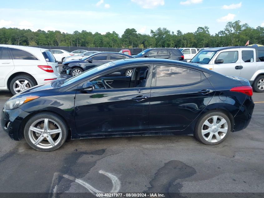 2013 Hyundai Elantra Limited VIN: KMHDH4AEXDU626192 Lot: 40217977