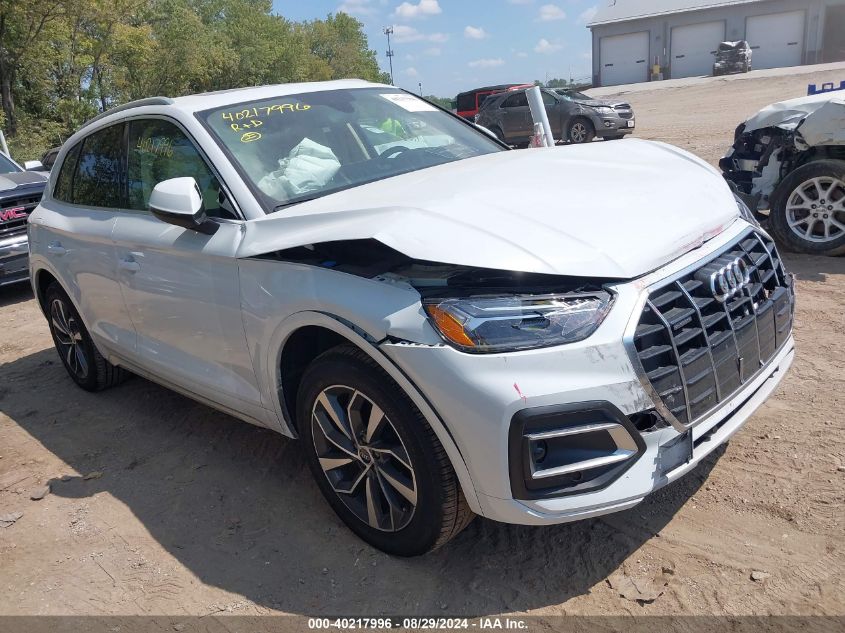 2021 Audi Q5 Premium 45 Tfsi Quattro S Tronic VIN: WA1AAAFY5M2051678 Lot: 40217996