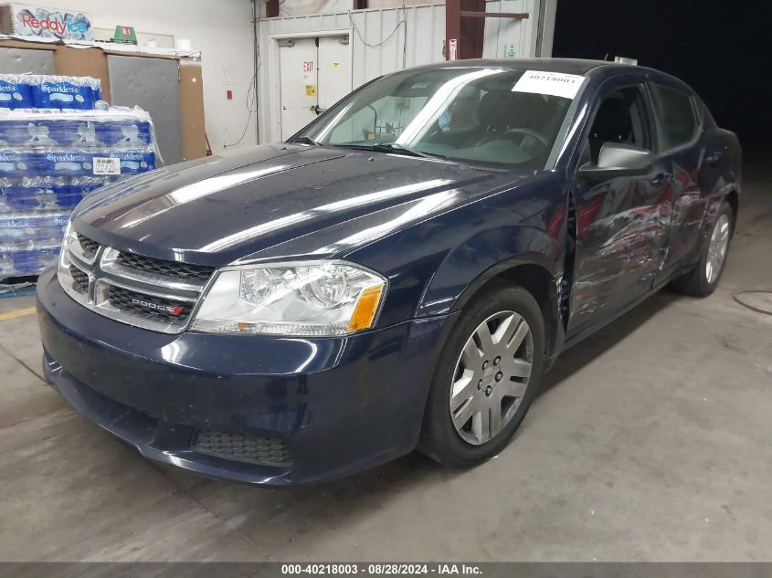 1C3CDZABXEN160956 2014 Dodge Avenger Se