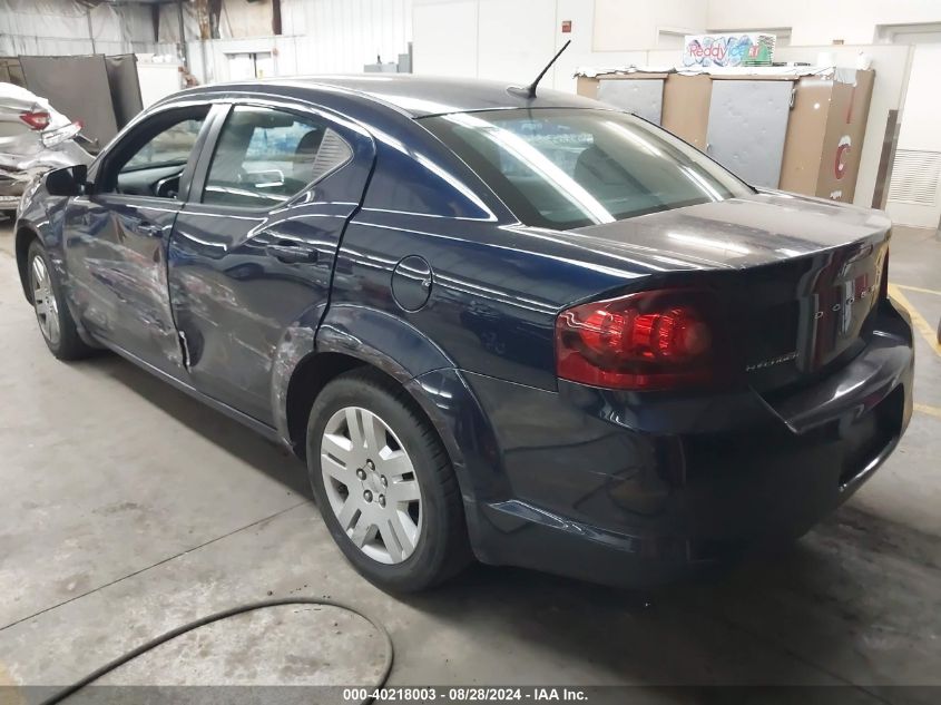 1C3CDZABXEN160956 2014 Dodge Avenger Se