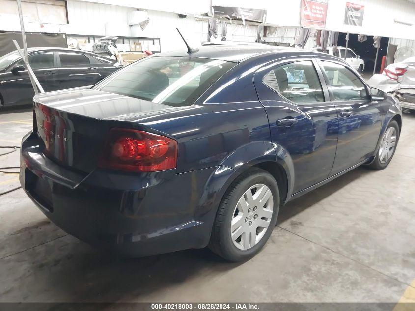 1C3CDZABXEN160956 2014 Dodge Avenger Se