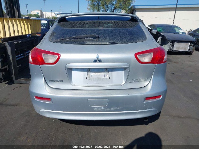 2011 Mitsubishi Lancer Sportback Es VIN: JA32X2HU5BU005664 Lot: 40218037