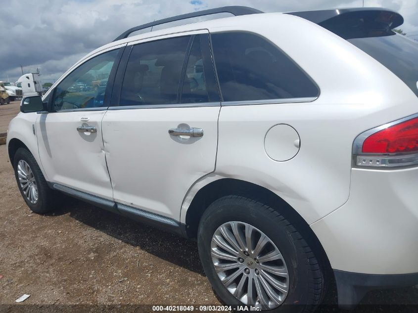 2011 Lincoln Mkx VIN: 2LMDJ6JK1BBJ22837 Lot: 40218049