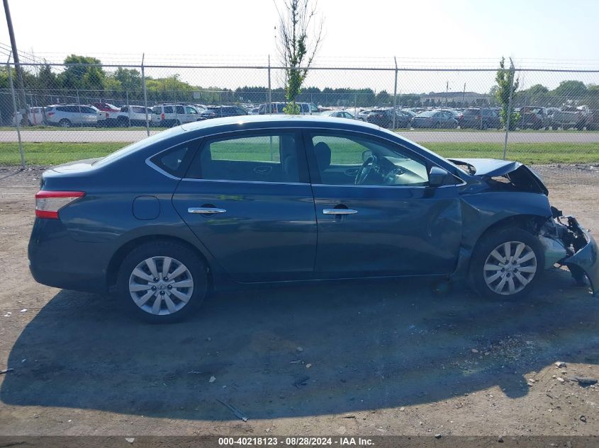 2014 Nissan Sentra Sv VIN: 3N1AB7APXEL641432 Lot: 40218123