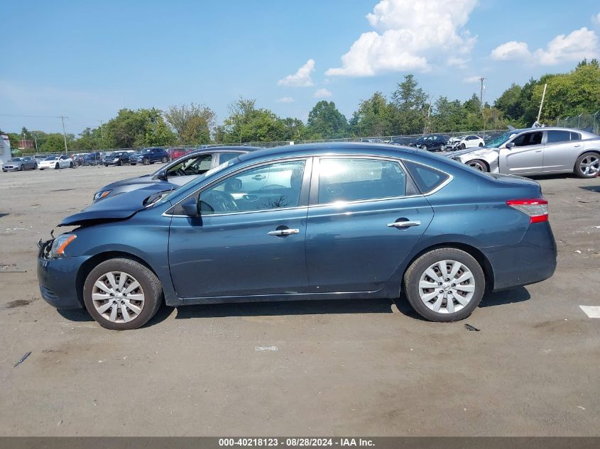 2014 Nissan Sentra Sv VIN: 3N1AB7APXEL641432 Lot: 40218123