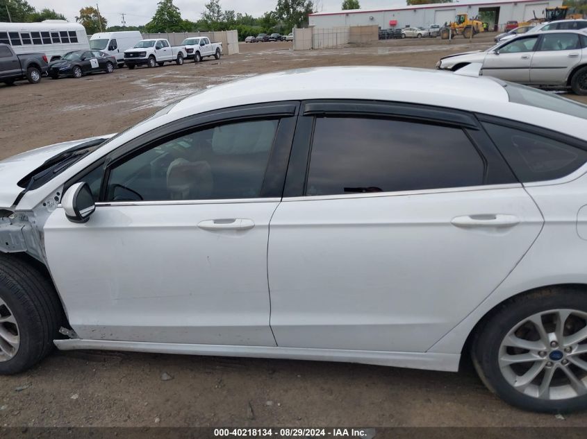 2019 Ford Fusion Se VIN: 3FA6P0H77KR210000 Lot: 40218134