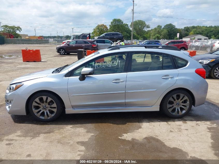 2016 Subaru Impreza 2.0I Sport Limited VIN: JF1GPAY65GH293730 Lot: 40218139