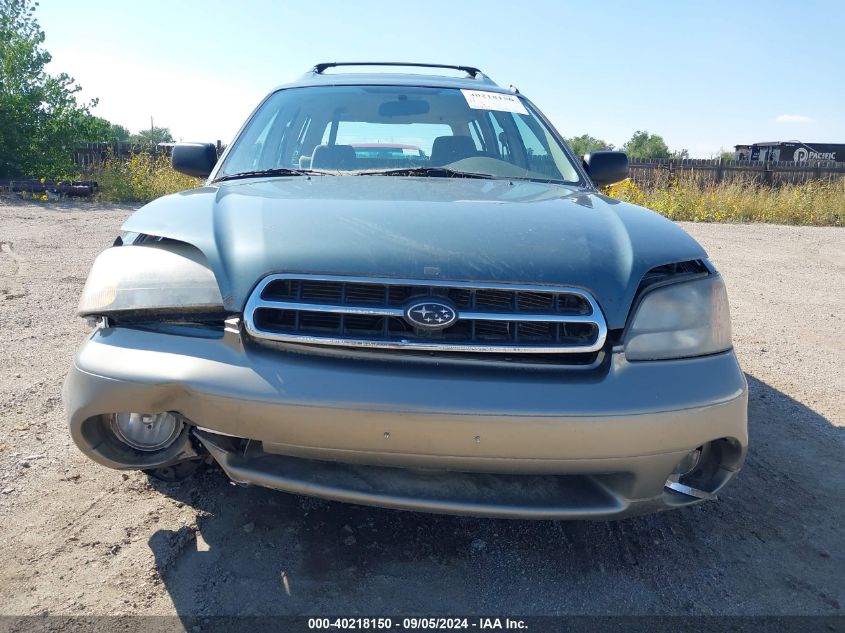 2001 Subaru Outback Outback VIN: 4S3BH665216621715 Lot: 40218150