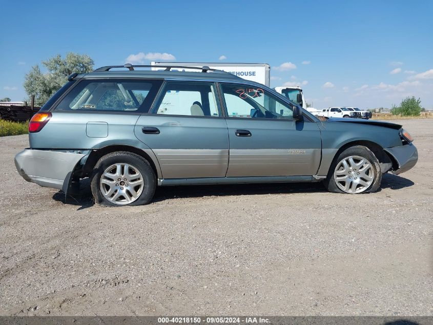 2001 Subaru Outback VIN: 4S3BH665216621715 Lot: 40218150