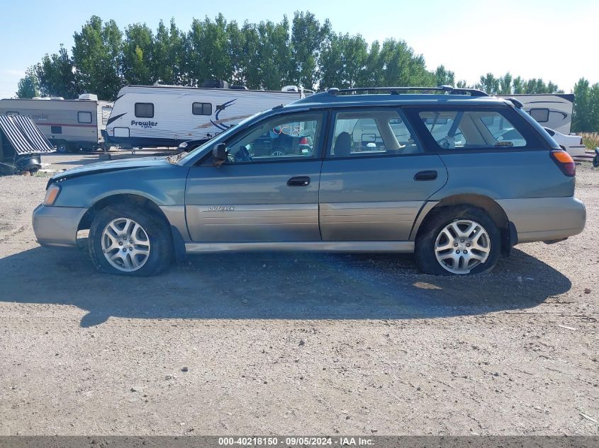 2001 Subaru Outback VIN: 4S3BH665216621715 Lot: 40218150