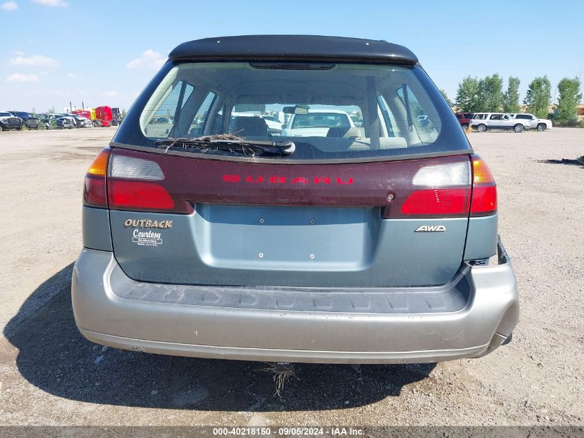 2001 Subaru Outback VIN: 4S3BH665216621715 Lot: 40218150