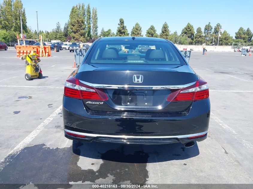 2016 Honda Accord Ex-L VIN: 1HGCR2F9XGA040600 Lot: 40218163