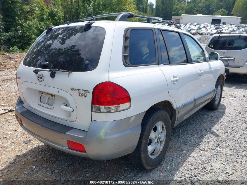 2006 Hyundai Santa Fe Gls/Limited VIN: KM8SC13E26U083411 Lot: 40218172