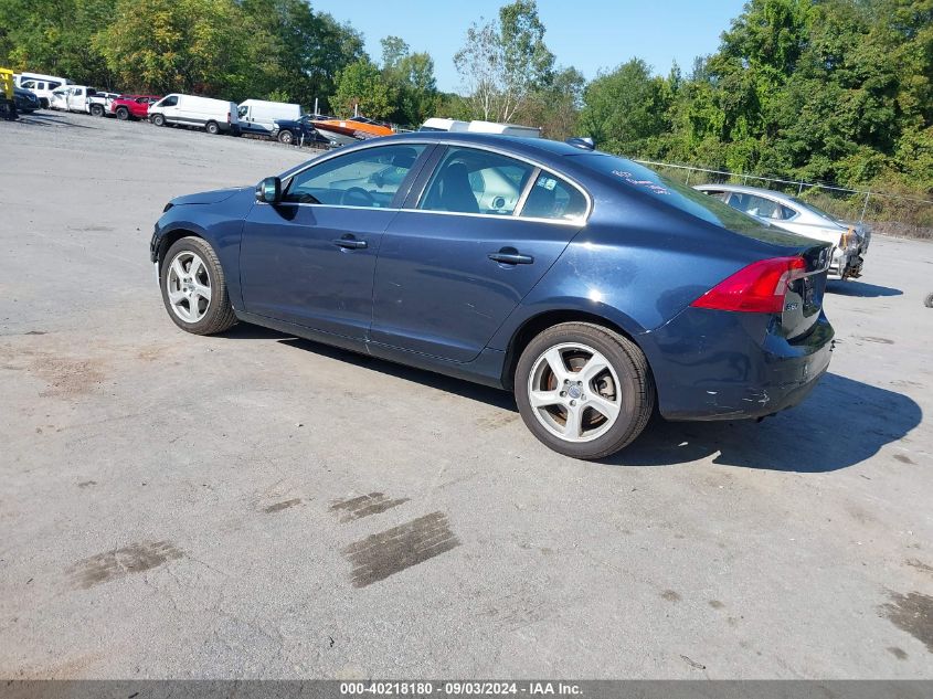 2012 Volvo S60 T5 VIN: YV1622FS7C2028020 Lot: 40218180