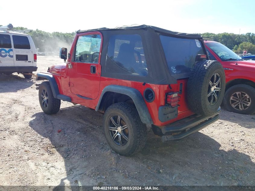 1997 Jeep Wrangler Sport VIN: 1J4FY19S5VP430905 Lot: 40218186