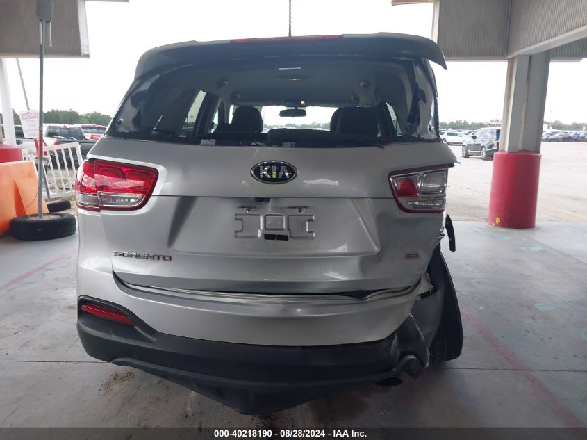 2018 Kia Sorento 2.4L L VIN: 5XYPG4A34JG431902 Lot: 40218190