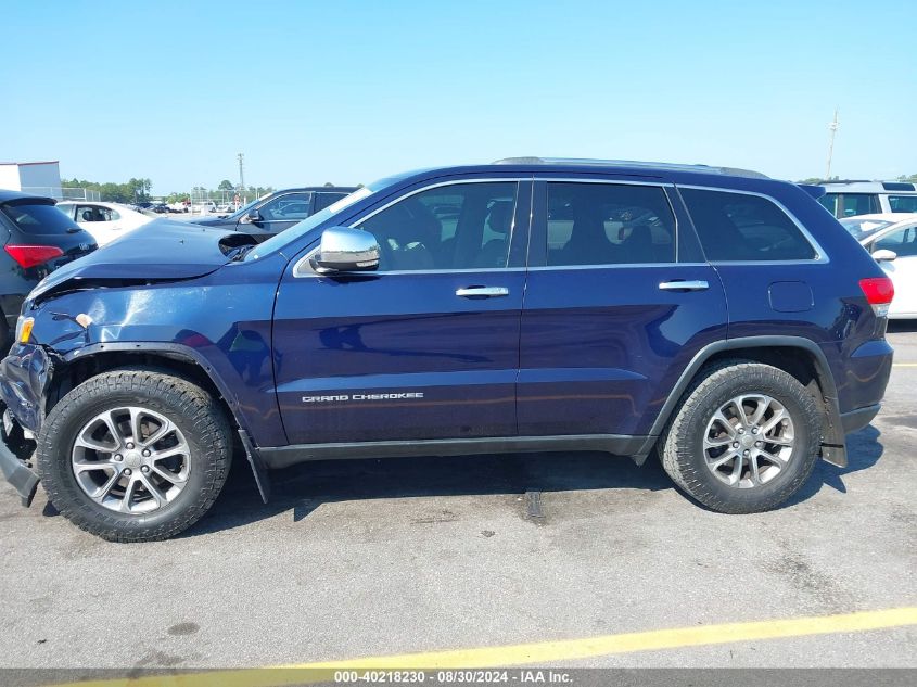 2014 Jeep Grand Cherokee Limited VIN: 1C4RJFBG1EC458718 Lot: 40218230