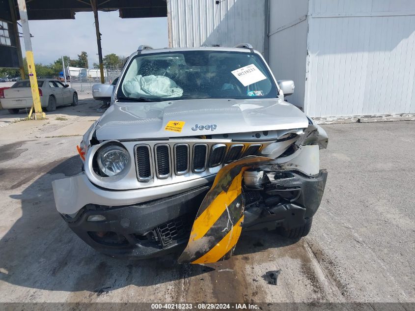 2015 Jeep Renegade Limited VIN: ZACCJBDT0FPB68057 Lot: 40218233