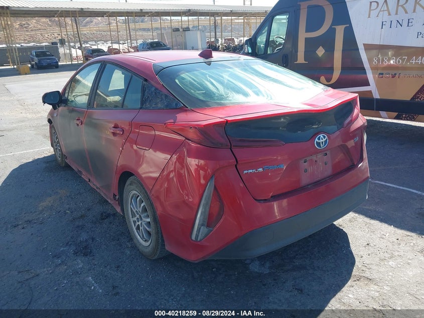 VIN JTDKAMFP4M3181593 2021 TOYOTA PRIUS PRIME XLE