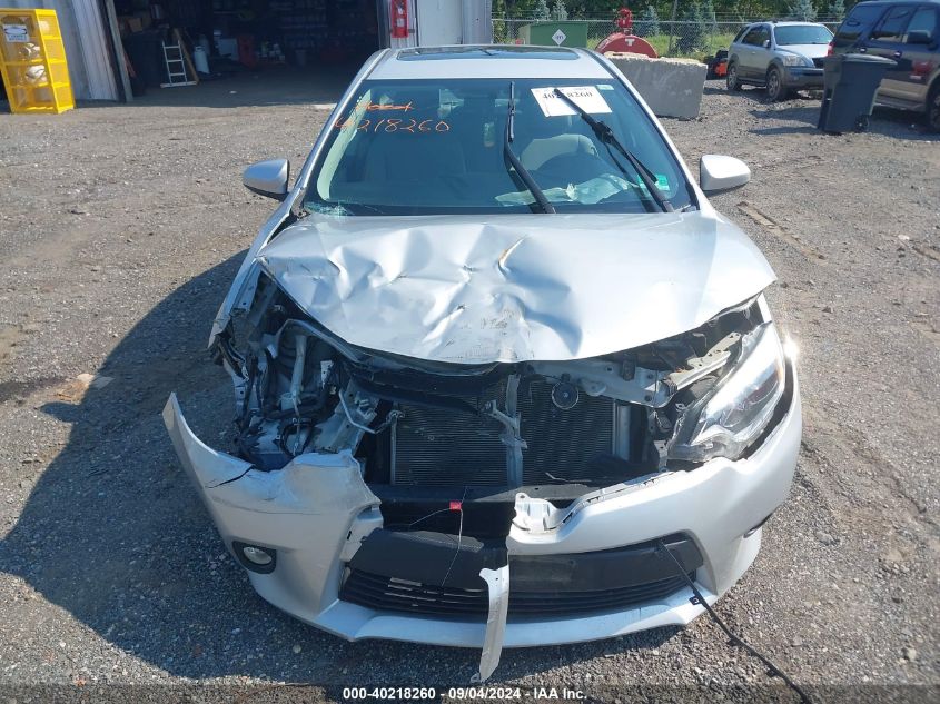 2014 Toyota Corolla Le Plus VIN: 2T1BURHE2EC123782 Lot: 40218260