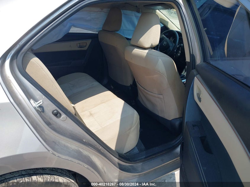 2015 TOYOTA COROLLA LE - 2T1BURHE1FC292547