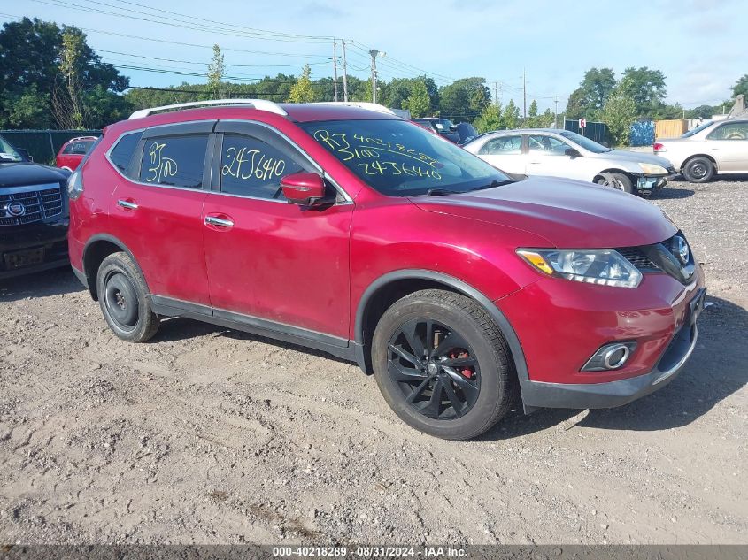 2016 Nissan Rogue Sl VIN: 5N1AT2MV1GC773951 Lot: 40218289