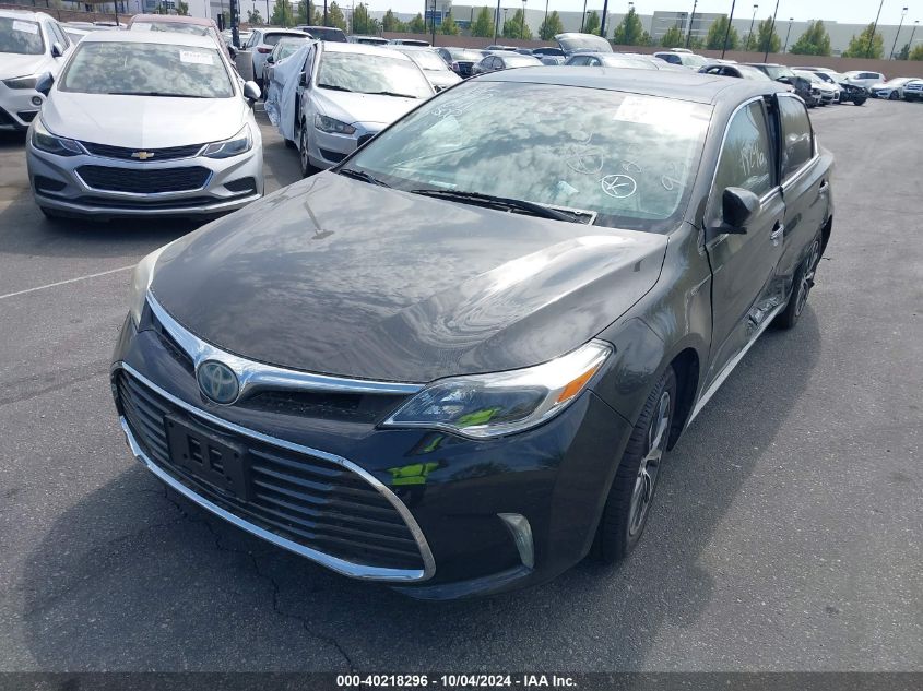 2017 Toyota Avalon Hybrid Xle Premium VIN: 4T1BD1EB1HU057529 Lot: 40218296