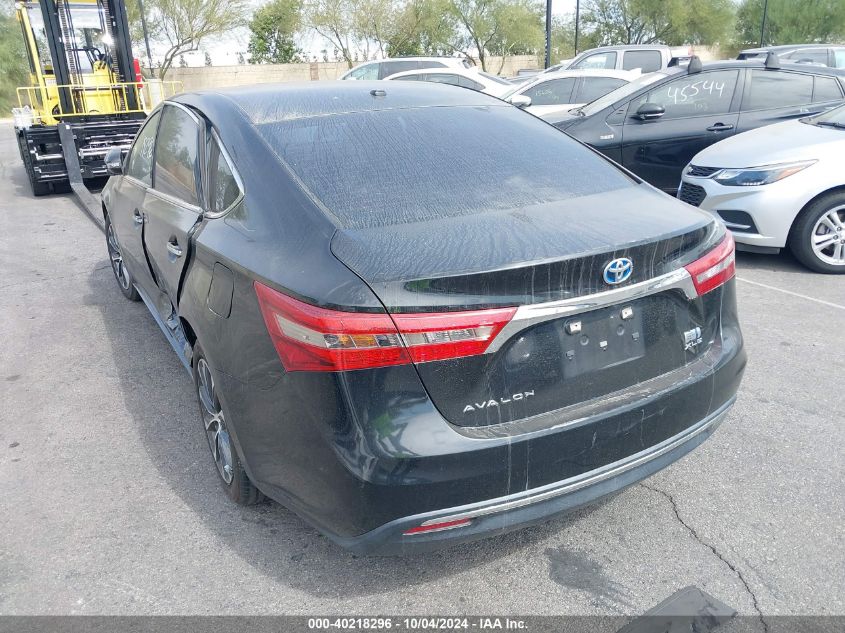 2017 Toyota Avalon Hybrid Xle Premium VIN: 4T1BD1EB1HU057529 Lot: 40218296