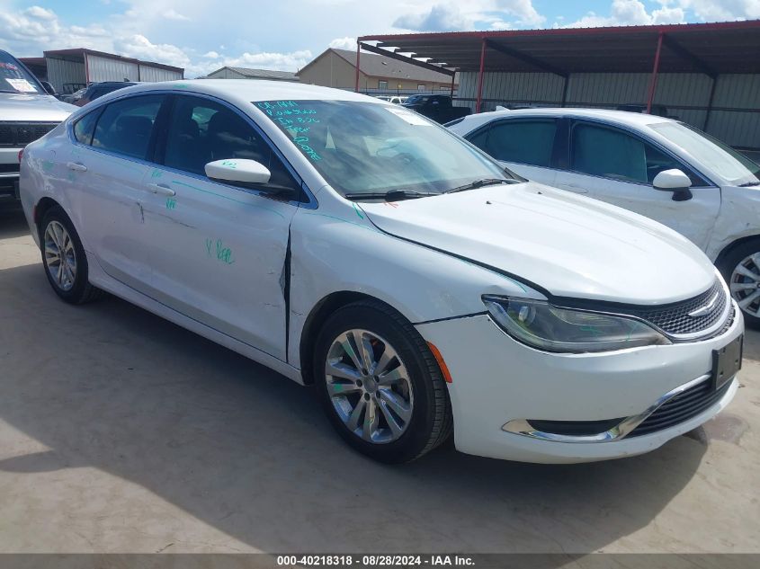 VIN 1C3CCCAB1GN131218 2016 Chrysler 200, Limited no.1