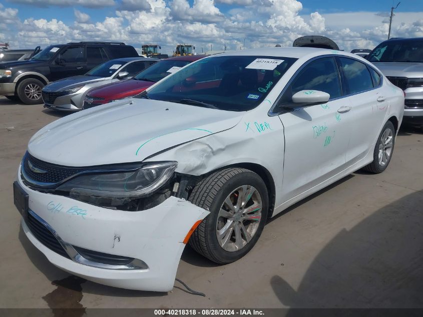 VIN 1C3CCCAB1GN131218 2016 Chrysler 200, Limited no.2